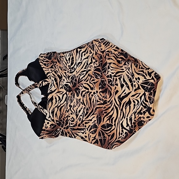 Speedo Black and Tan Women's Size 16 Swimsuit - Picture 7 of 9